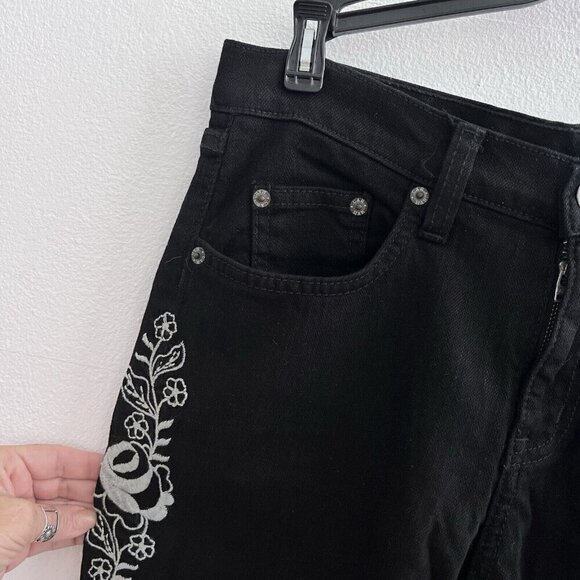 LF Carmar Skinny Jeans Embroidered Floral Western Boho Style Size 26 NWOT - Picture 13 of 16